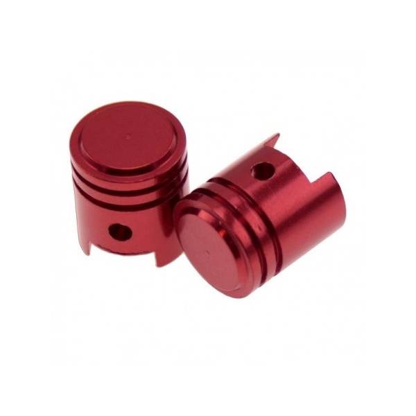 Nakrętka na wentyl Keiti red