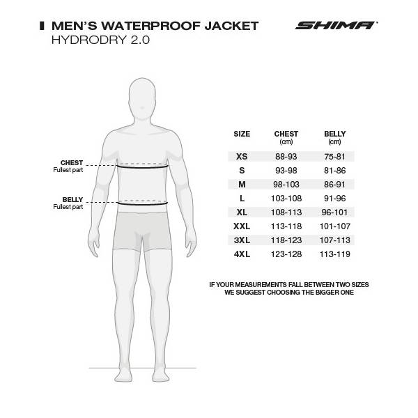 Kurtka wodoodporna Shima Hydrodry rozm. 4XL